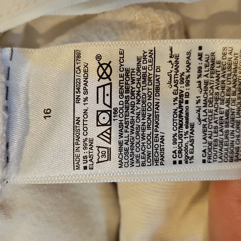 Old Navy Women's White Denim Overalls 16 New Without Tags - Picture 4 of 4